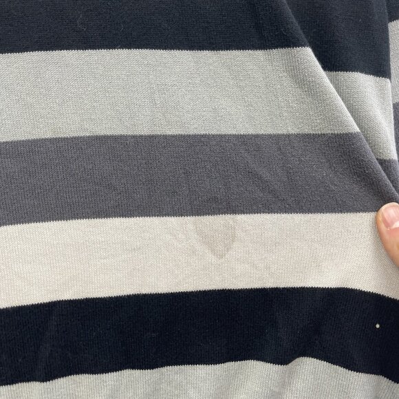 Y2K Hurley Mens Pullover Sweatshirt Long Sleeve Striped Men Sz M Surf Read - Picture 5 of 16